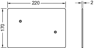 Tece TECEflushpoint Abdeckplatte, 3 Tece TECEflushpoint Abdeckplatte, – Bild 3