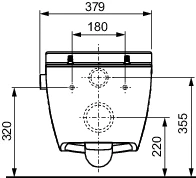 TECEone WC-Keramik Mit Duschfunktion, Kaltwasser, 9700201 3 TECEone WC-Keramik Mit Duschfunktion, Kaltwasser, 9700201 – Bild 3