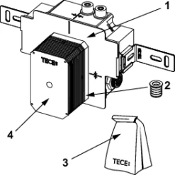 TECEbox Urinalspülergehäuse U 2 , 9370040 -Grohe Verkauf tcx 9370040 et w 600x600