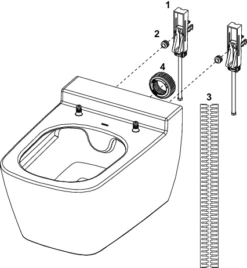 TECEone WC-Keramik Ohne Duschfunktion Tiefspüler, Weiß, 9700204 -Grohe Verkauf tcx 9700204 et w 600x600