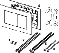 TECEnow WC-Betätigungsplatte Schwarz Matt, 9240407 7 TECEnow WC-Betätigungsplatte Schwarz Matt, 9240407 -Grohe Verkauf tcx now wc et w 600x600