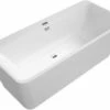 Villeroy & Boch Badewanne Squaro Edge 12 W2 1800x800x660mm Excellence Duo Freistehend Stone White, U